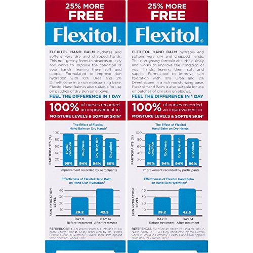 Flexitol Hand Balm, Rich Moisturizing Hand Cream for Fast Relief (Pack of 2)