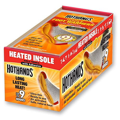 HotHands Insole Foot Warmers – Long Lasting Safe Natural Odorless Air Activated Warmers – Up to 9 Hours of Heat – 16…