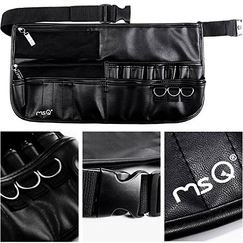 MSQ Makeup Brushes Set 29pcs Professional Cosmetics Brushes with Belt Waist Makeup Bag (Foundation, Powder, Creams…