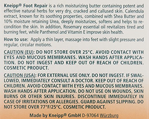 Kneipp Healthy Feet Foot Repair, Calendula Orange , 3.38 fl. oz.