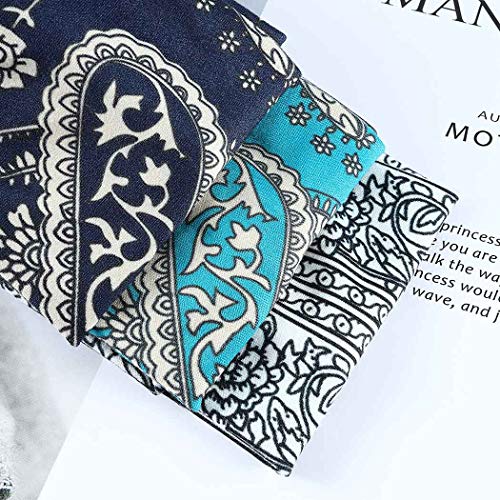 Gortin Boho Headbands Green Stretch Criss Cross Head Bands Yoga Elastic Hair Bands Wide Sweatband Workout Headband…