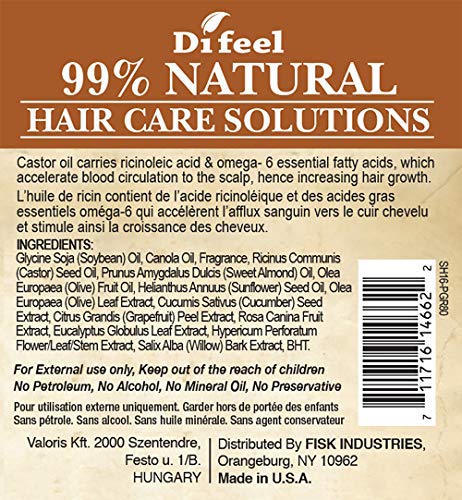 Difeel 99% Natural Moisturizing Hair Care Solutions – Pro-Growth 7.8 ounce