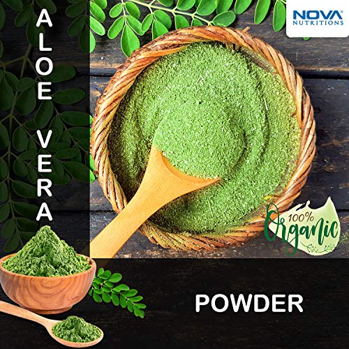 Nova Nutritions Certified Organic Moringa Oleifera Leaf Powder 16 OZ (454 gm) – Superfood Green Powder