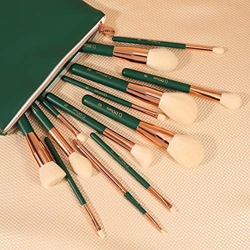 DUcare Makeup Brushes Set 13pcs Makeup Brushes With Case Premium Synthetic Kabuki Foundation Blending Eyeshadow Brushes…