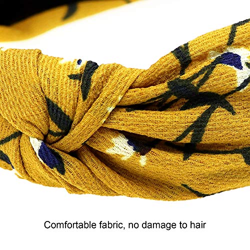 DRESHOW 8 Pack Headbands for Women Criss Cross Vintage Head Wrap Boho Headband Twisted Elastic Hair Accessories