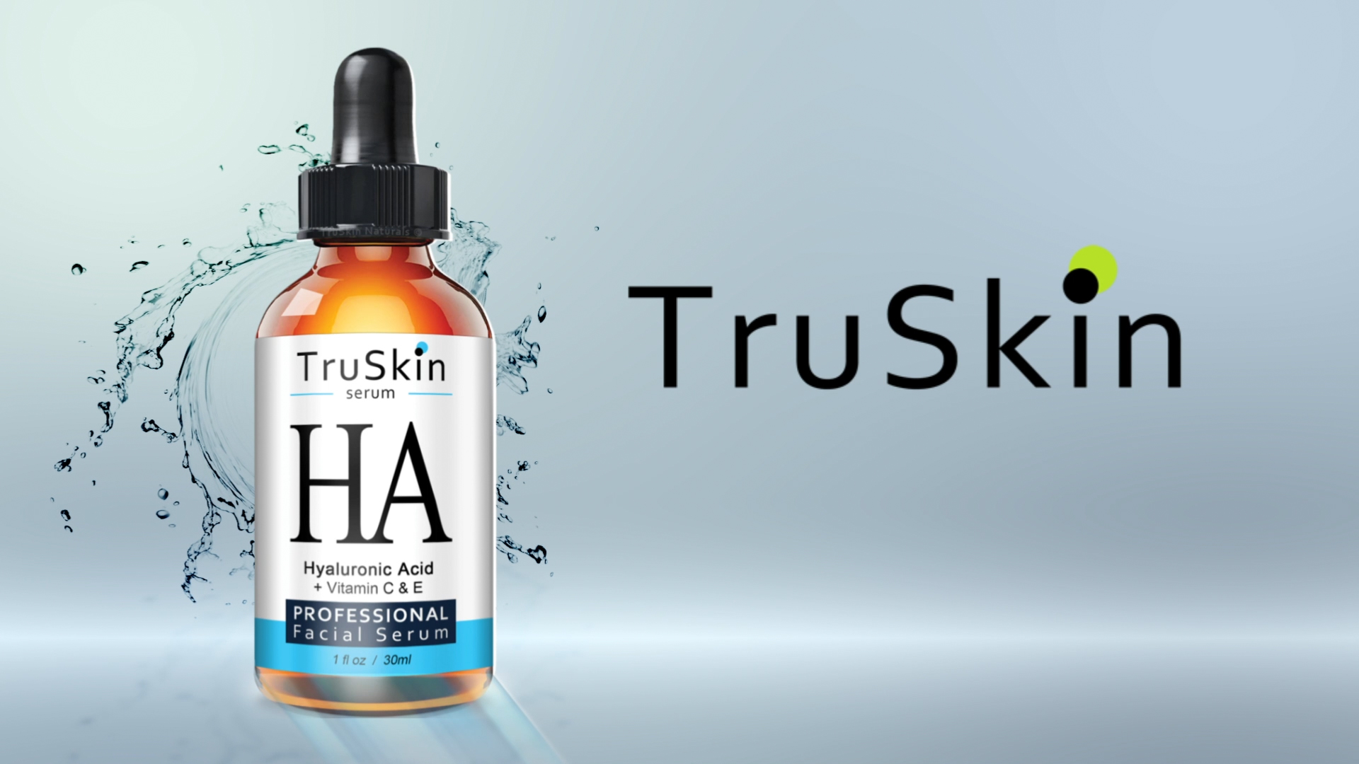 TruSkin Hyaluronic Acid Serum for Face with Vitamin C, Vitamin E and Green Tea, Plant-Powered Anti-Aging Facial Skin…