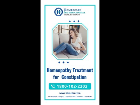 Homeopathy Treatment for Constipation Homeopathy Treatment for Constipation