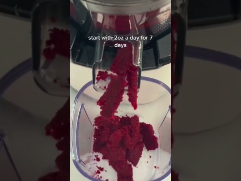 Drink beet juice every morning for these results Drink beet juice every morning for these results