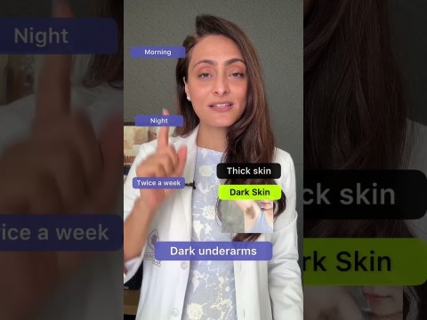 Dark underarms | how to improve? #dermatologist Dark underarms | how to improve? #dermatologist