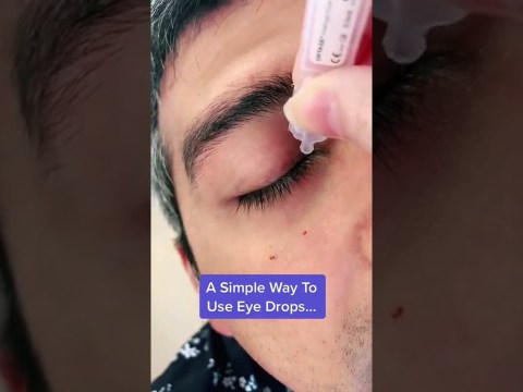 A Simple Way To Use Eye Drops! A Simple Way To Use Eye Drops!