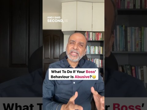 What to do If your boss behaviour is Abusive? #shorts What to do If your boss behaviour is Abusive? #shorts