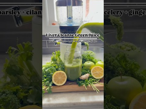 Liver cleanse green juice recipe. #asmrsounds #shortsvideo Liver cleanse green juice recipe. #asmrsounds #shortsvideo