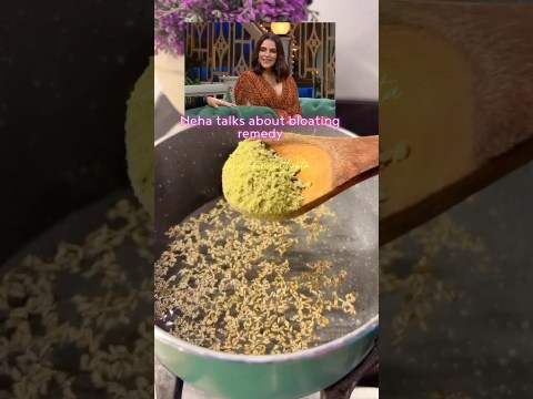 Neha Dhupia shares best Remedy for BLOATING & Weight Loss #shorts #fennel Neha Dhupia shares best Remedy for BLOATING & Weight Loss #shorts #fennel