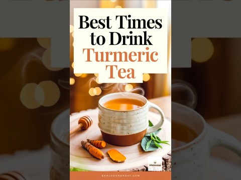 The Surprising Best Time to Drink Turmeric Tea! The Surprising Best Time to Drink Turmeric Tea!