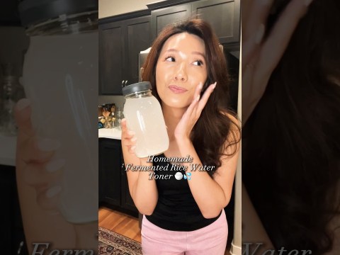 Homemade Fermented Rice Water Toner #skincare #beautytips Homemade Fermented Rice Water Toner #skincare #beautytips