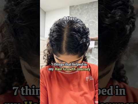 7 things that helped in my hair growth journey #hairfall #hairgrowth #youtubeshorts 7 things that helped in my hair growth journey #hairfall #hairgrowth #youtubeshorts