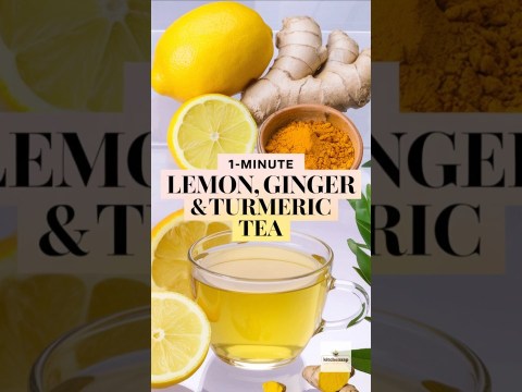 Quickest Health Hack: Lemon Turmeric Ginger Tea in 60 Seconds. Quickest Health Hack: Lemon Turmeric Ginger Tea in 60 Seconds.