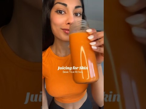 DRINK YOUR RETINOL | Juice for Glowing Skin #wellness #juicing DRINK YOUR RETINOL | Juice for Glowing Skin #wellness #juicing