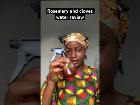 Rosemary and cloves water 2 weeks review //Natural hair remedy #naturalhair #growth #shorts #cloves Rosemary and cloves water 2 weeks review //Natural hair remedy #naturalhair #growth #shorts #cloves