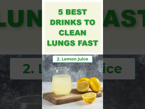 5 Best Drinks to Clean Lungs Fast β Try These! 5 Best Drinks to Clean Lungs Fast β Try These!