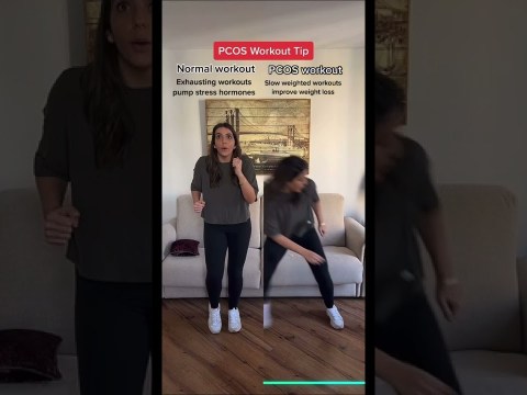 PCOS workout vs Normal workout #pcos PCOS workout vs Normal workout #pcos