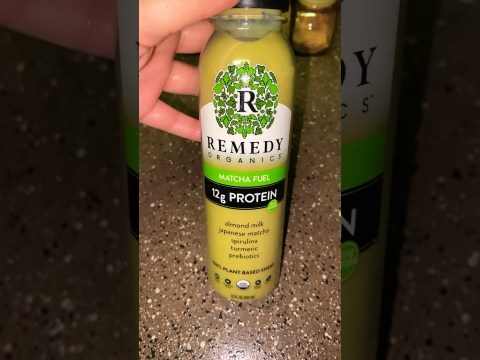 Remedy Organics Organic Matcha Fuel Plant Based Shake review/taste test Remedy Organics Organic Matcha Fuel Plant Based Shake review/taste test