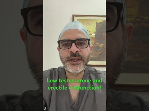 Low testosterone and erectile dysfunction treatment#shorts Low testosterone and erectile dysfunction treatment#shorts