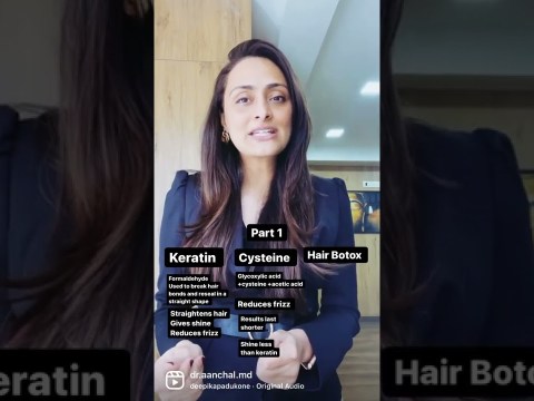 Keratin vs cysteine vs hair Botox I Dr. Aanchal I dermatologist Keratin vs cysteine vs hair Botox I Dr. Aanchal I dermatologist