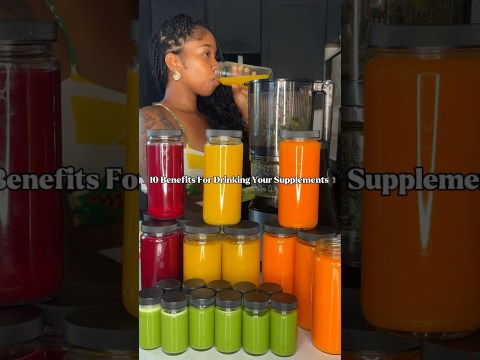 Daily Supplements In A Glass | Benefits Of Juicing | Gut Health + Glowy Skin #juicing #detox Daily Supplements In A Glass | Benefits Of Juicing | Gut Health + Glowy Skin #juicing #detox