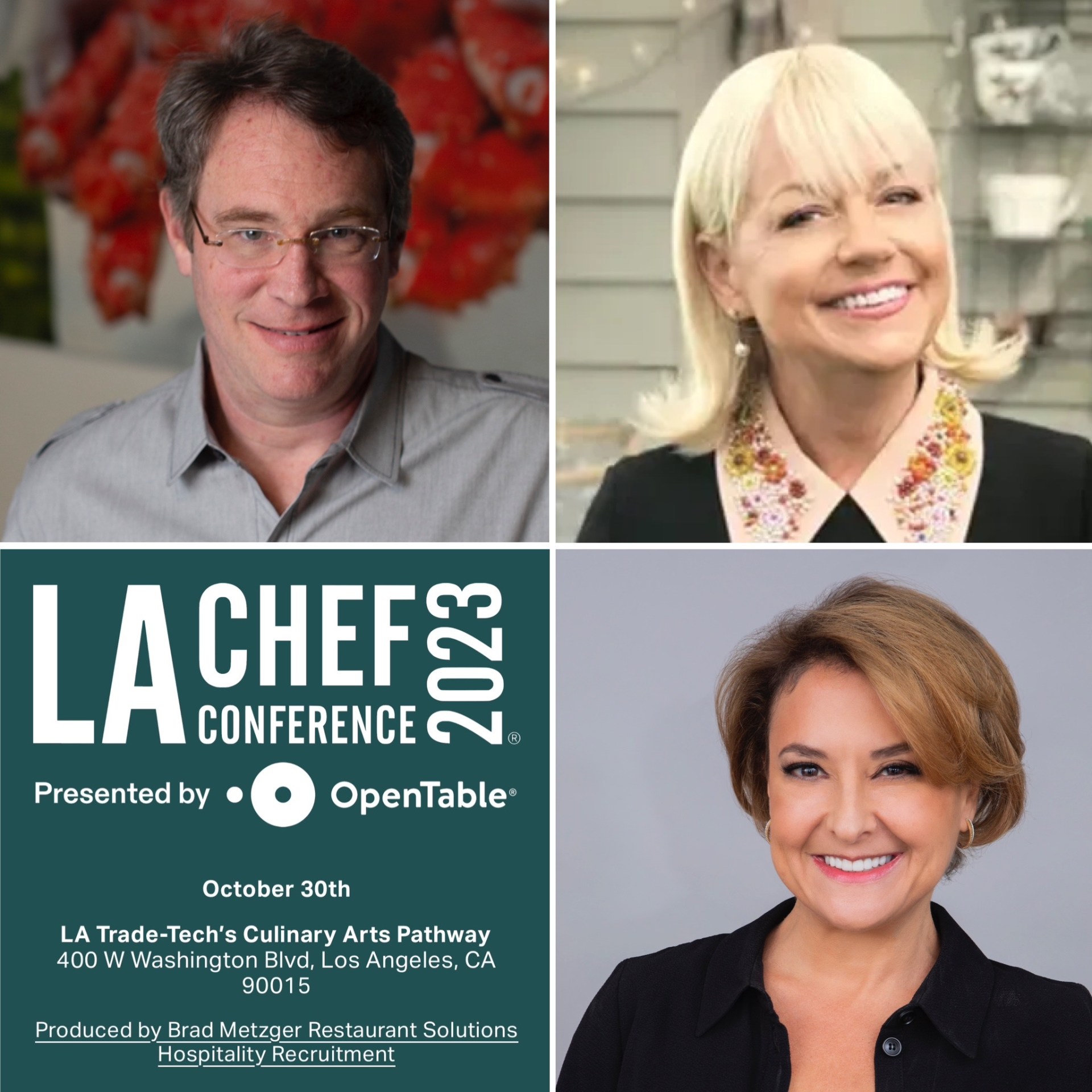 LA Chef Conference: Brad Metzger and Sherry Yard LA Chef Conference: Brad Metzger and Sherry Yard