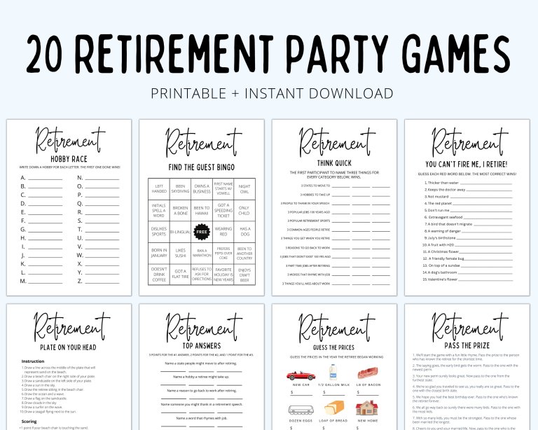 Best Retirement Party Games for 2025: Fun Ideas to Celebrate! Best Retirement Party Games for 2025: Fun Ideas to Celebrate!