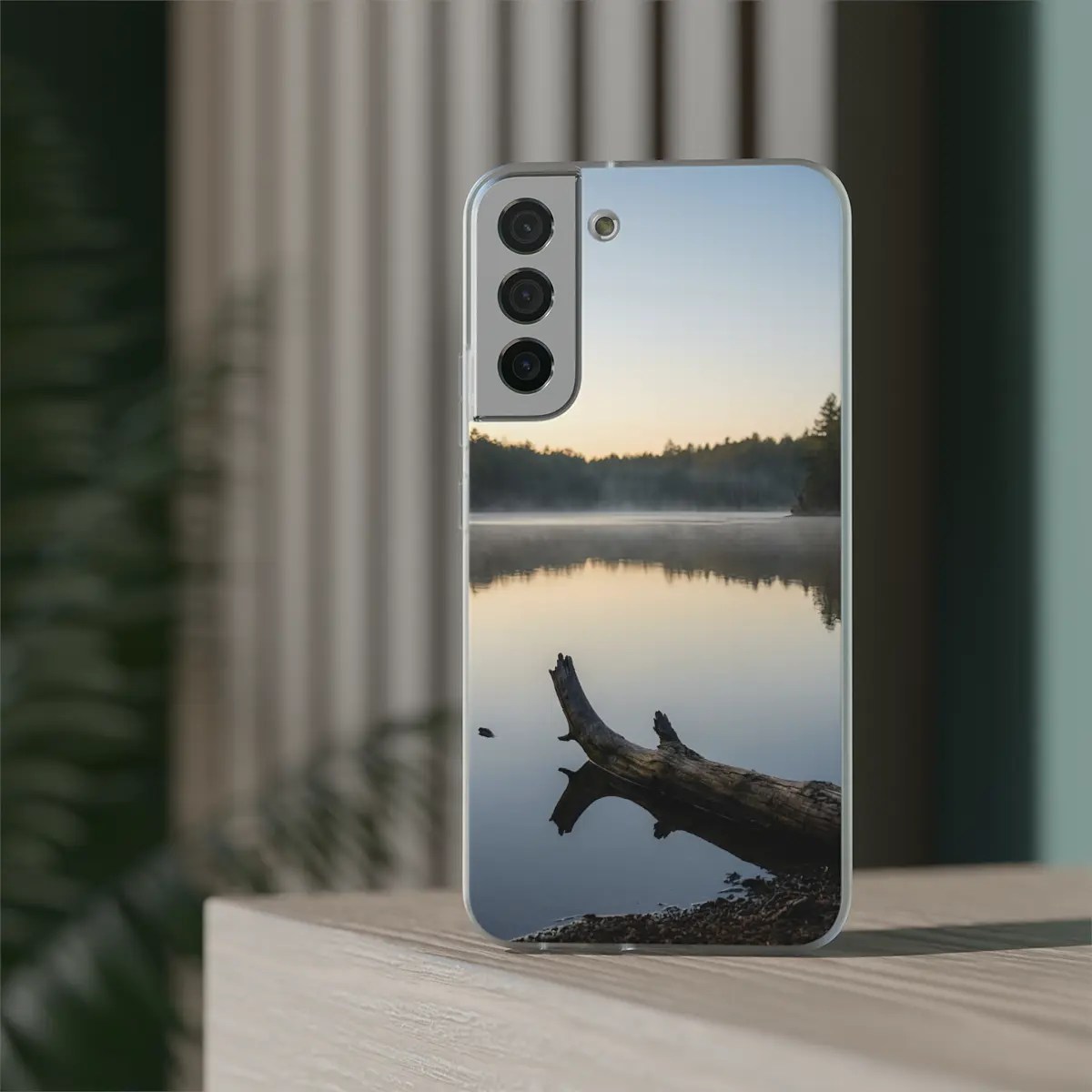 Dawn Lake Drift Flexi Phone Case Dawn Lake Drift Flexi Phone Case