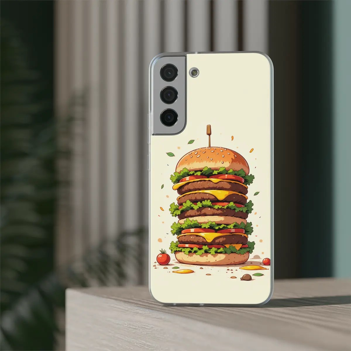 Burger Stack Flexi Phone Case Burger Stack Flexi Phone Case
