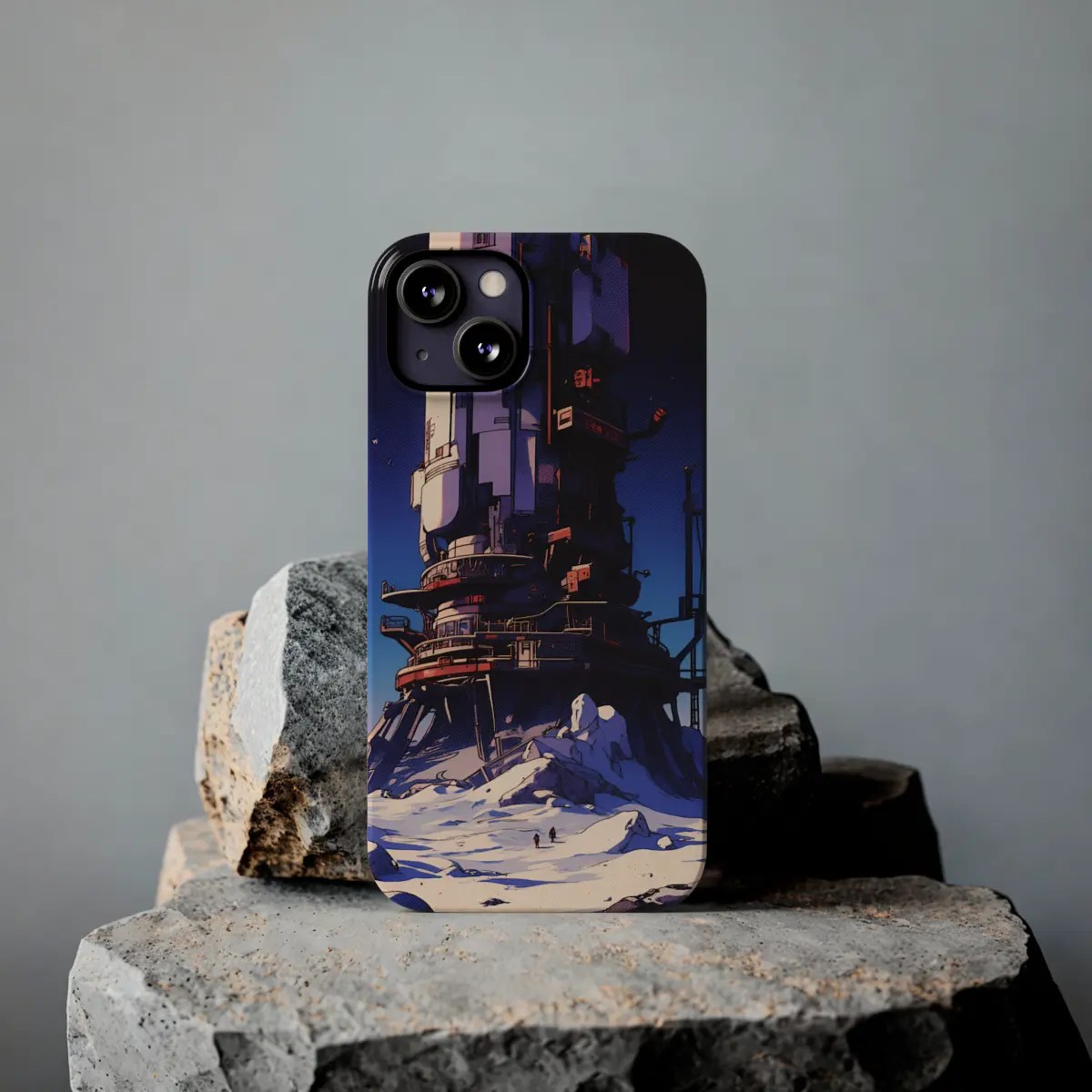 Moon Base Glow Slim Phone Case Moon Base Glow Slim Phone Case