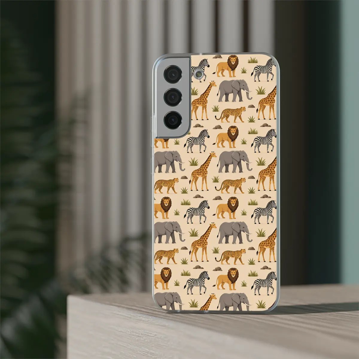 Safari Animal Mix Flexi Phone Case Safari Animal Mix Flexi Phone Case