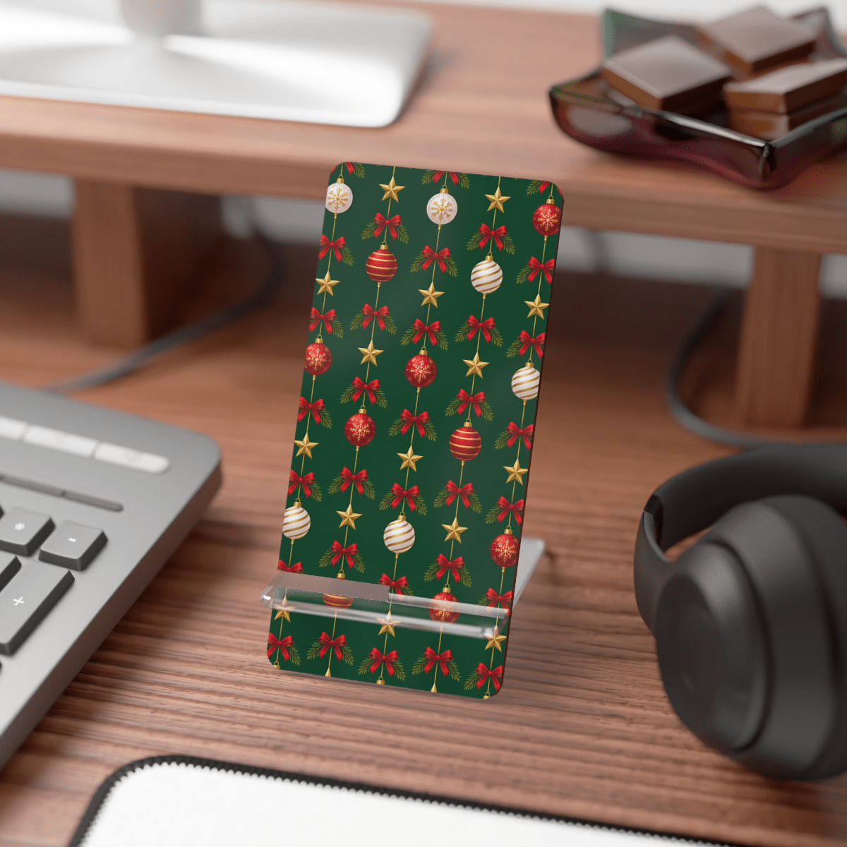 Holiday Repeat Phone Display Stand Holiday Repeat Phone Display Stand