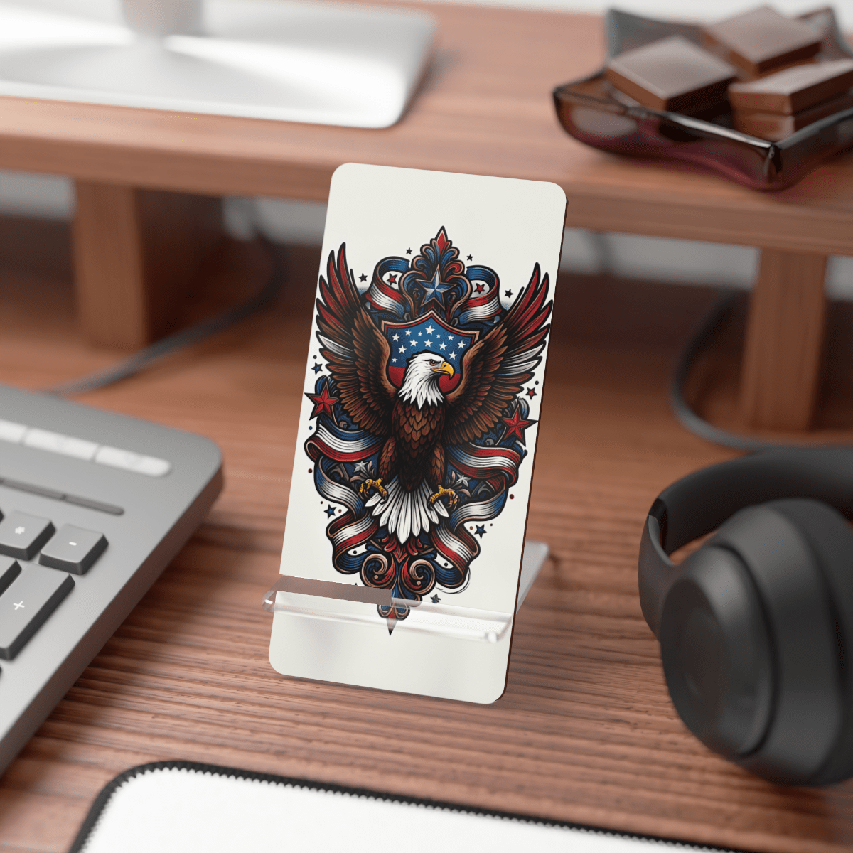 Eagle Banner Phone Display Stand Eagle Banner Phone Display Stand