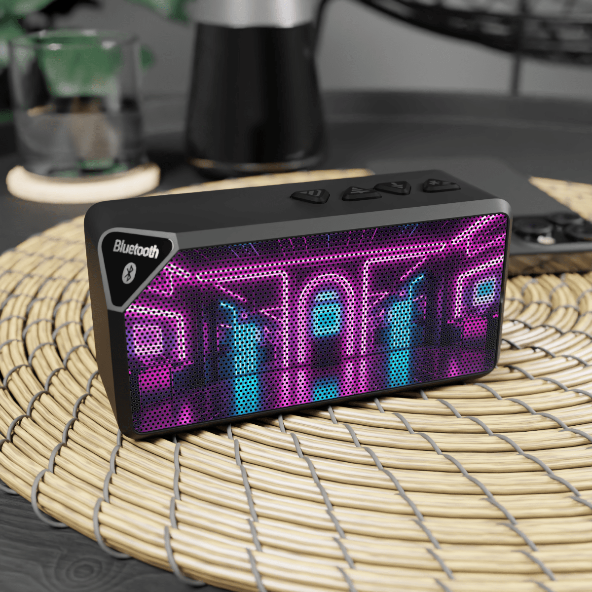 Retro Arcade Glow Bluetooth Speaker Retro Arcade Glow Bluetooth Speaker