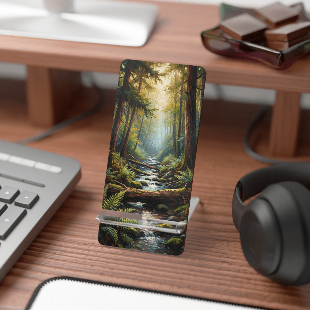Woodland Stream Phone Display Stand Woodland Stream Phone Display Stand