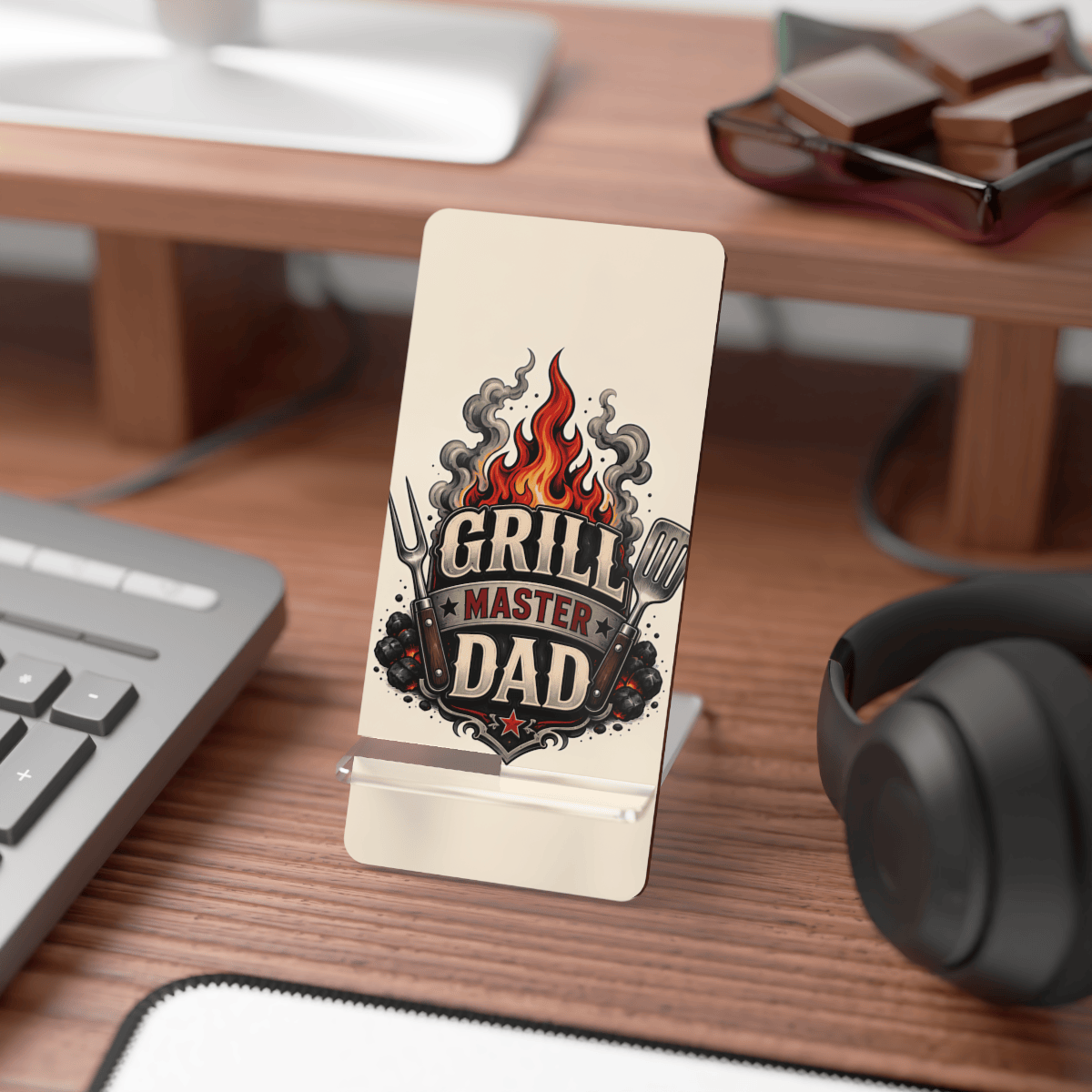Grill Master Dad Phone Display Stand Grill Master Dad Phone Display Stand