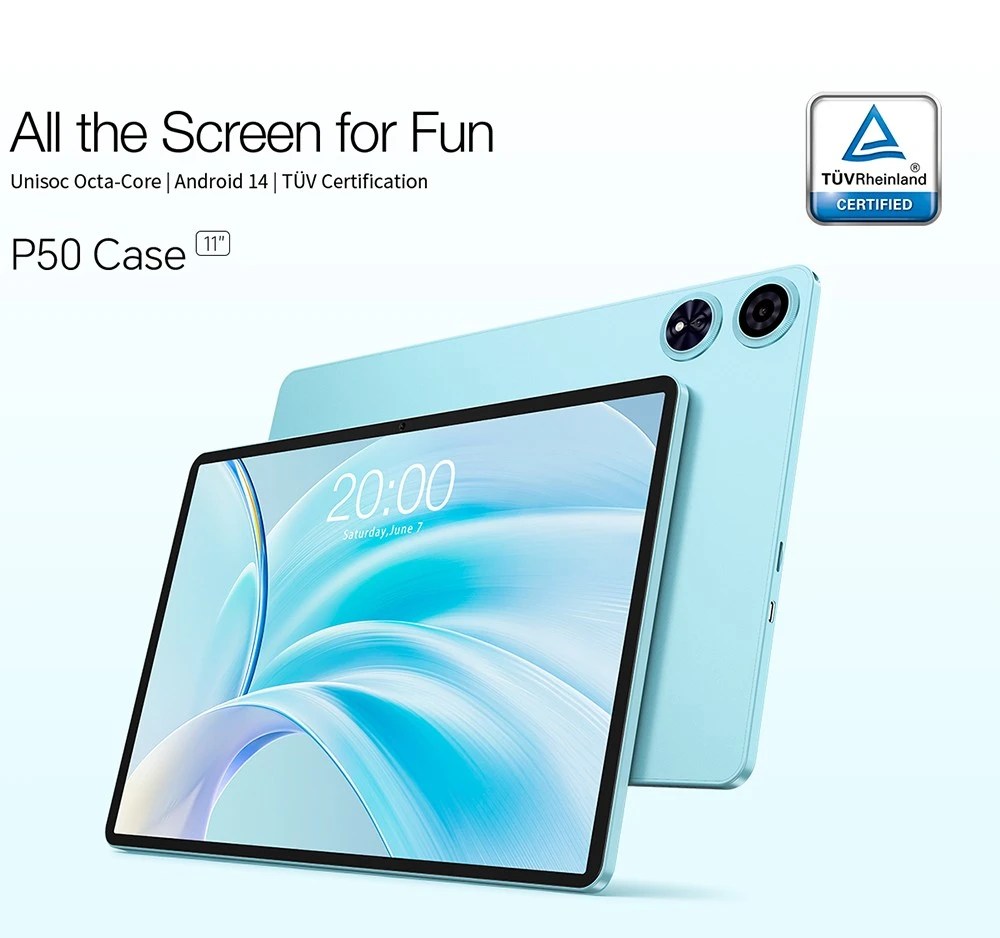 Teclast P50』レビュー | Android14搭載の10.95インチ格安