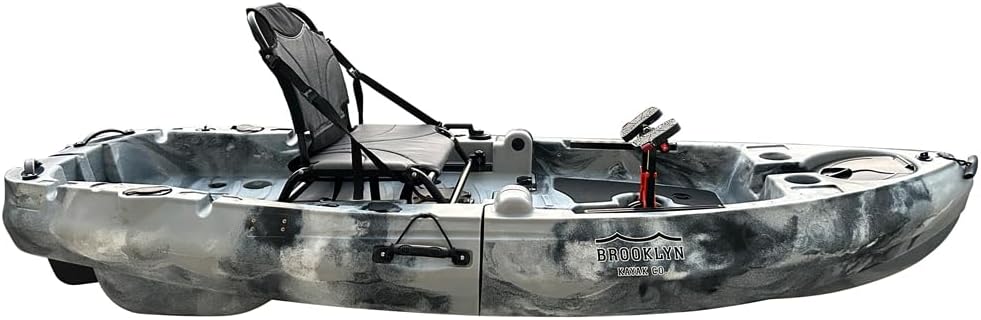 BKC FPK 8-Foot Single Foldable Kayak w/Pedal Drive, Paddle & Seat Included BKC FPK 8-Foot Single Foldable Kayak w/Pedal Drive, Paddle & Seat Included