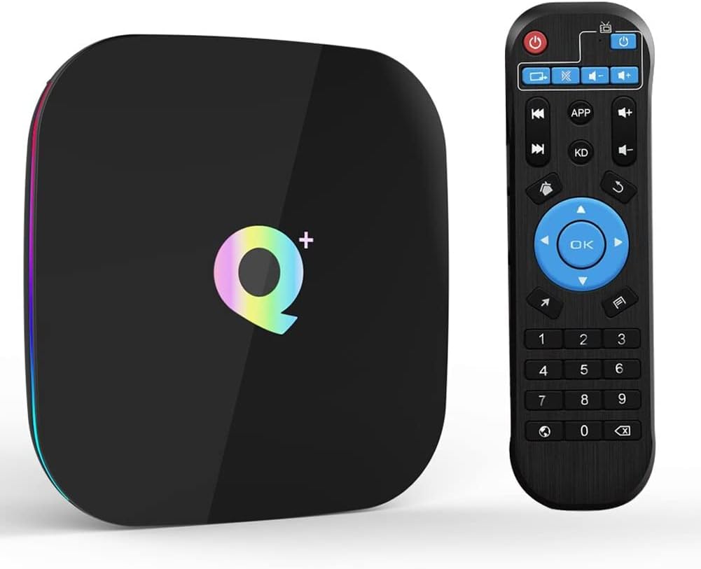 Android TV Box 10.0, 4GB RAM 64GB ROM Android Box, Q Plus Android Box H616 Quad-core WiFi 2.4GHz Support 6K H.265 HD 2.0 Ethernet Smart TV Box Android TV Box 10.0, 4GB RAM 64GB ROM Android Box, Q Plus Android Box H616 Quad-core WiFi 2.4GHz Support 6K H.265 HD 2.0 Ethernet Smart TV Box
