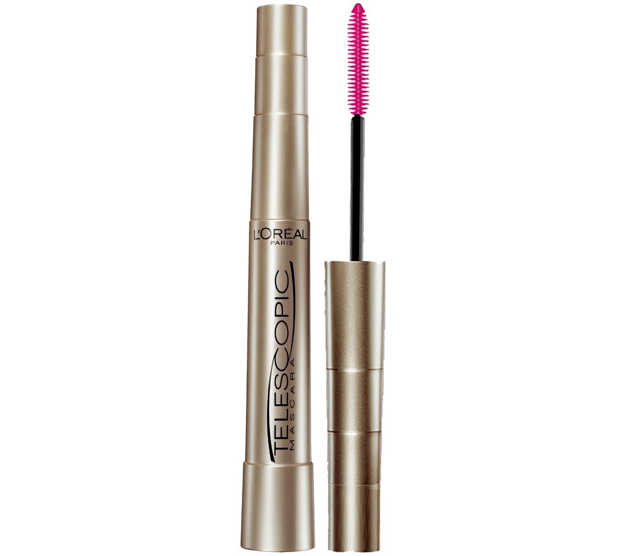 L’Oreal Paris Makeup Telescopic Original Lengthening Mascara, Blackest Black, 0.27 Fl Oz (1 Count) L’Oreal Paris Makeup Telescopic Original Lengthening Mascara, Blackest Black, 0.27 Fl Oz (1 Count)