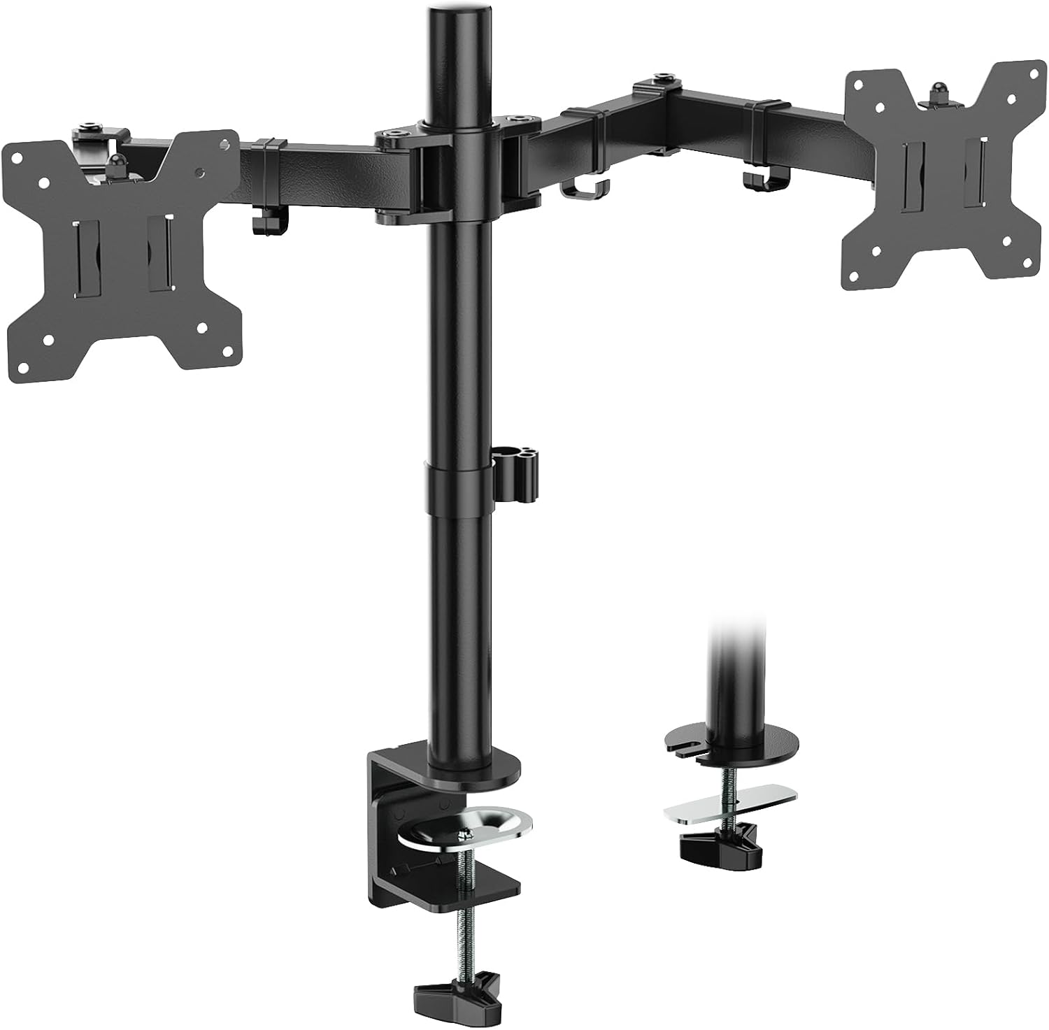 WALI Dual Monitor Desk Mount, Monitor Stand for 2 Monitors Up to 27inch, Dual Monitor Mount Max 22lbs for Home, Office, School (M002), Black WALI Dual Monitor Desk Mount, Monitor Stand for 2 Monitors Up to 27inch, Dual Monitor Mount Max 22lbs for Home, Office, School (M002), Black