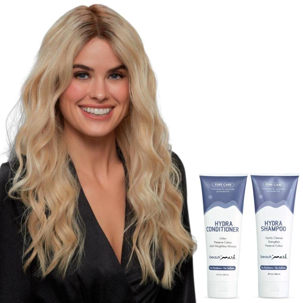 Bundle – 4 Items: Blake Petite Exclusive Remy Human Hair by Jon Renau, Christy’s Wigs Q & A Booklet, BeautiMark Hydra Shampoo & Hydra Conditioner – Color: 12FS8 Bundle – 4 Items: Blake Petite Exclusive Remy Human Hair by Jon Renau, Christy’s Wigs Q & A Booklet, BeautiMark Hydra Shampoo & Hydra Conditioner – Color: 12FS8