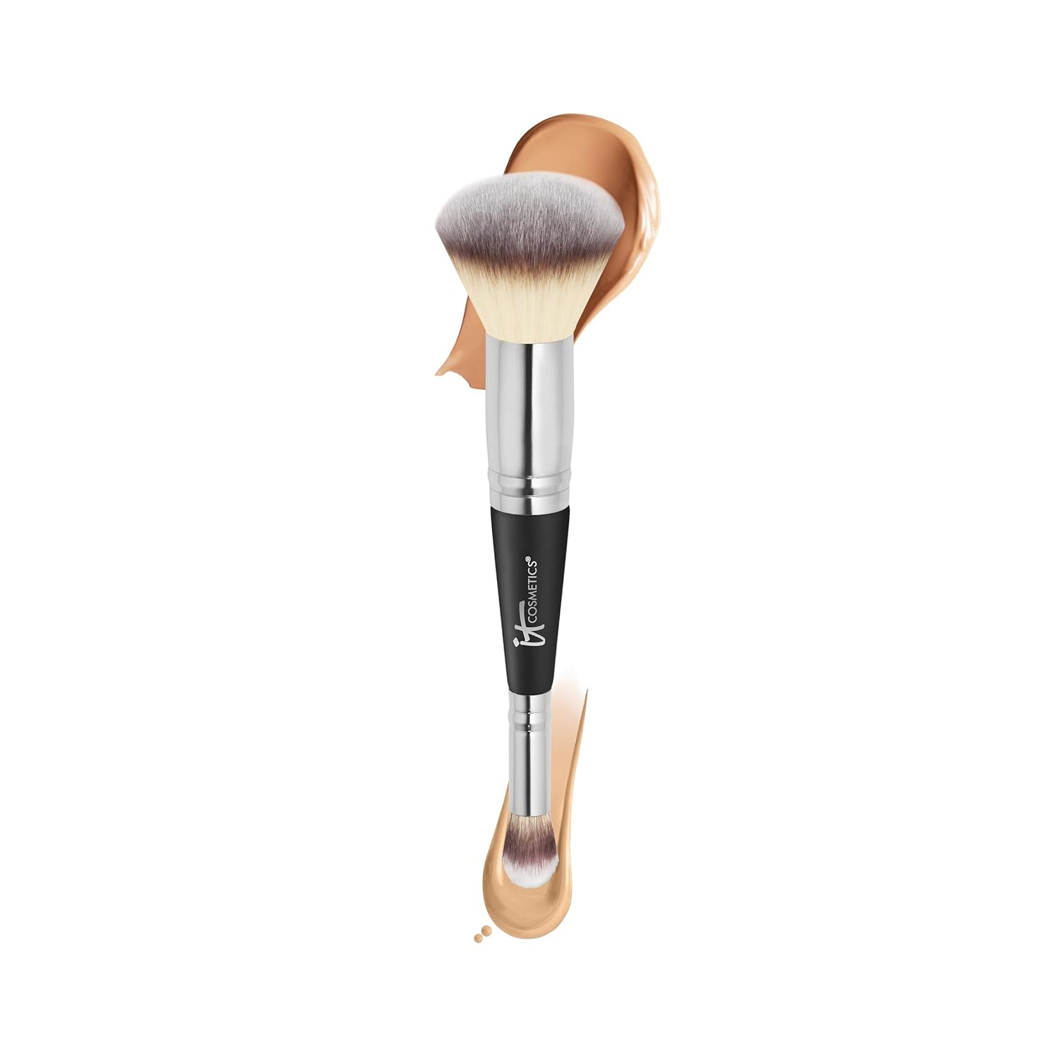 IT Cosmetics Heavenly Luxe Complexion Perfection Brush #7 – Foundation & Concealer Brush in One – Soft Bristles – Pro-Hygienic & Ideal for Sensitive Skin Multicolor IT Cosmetics Heavenly Luxe Complexion Perfection Brush #7 – Foundation & Concealer Brush in One – Soft Bristles – Pro-Hygienic & Ideal for Sensitive Skin Multicolor
