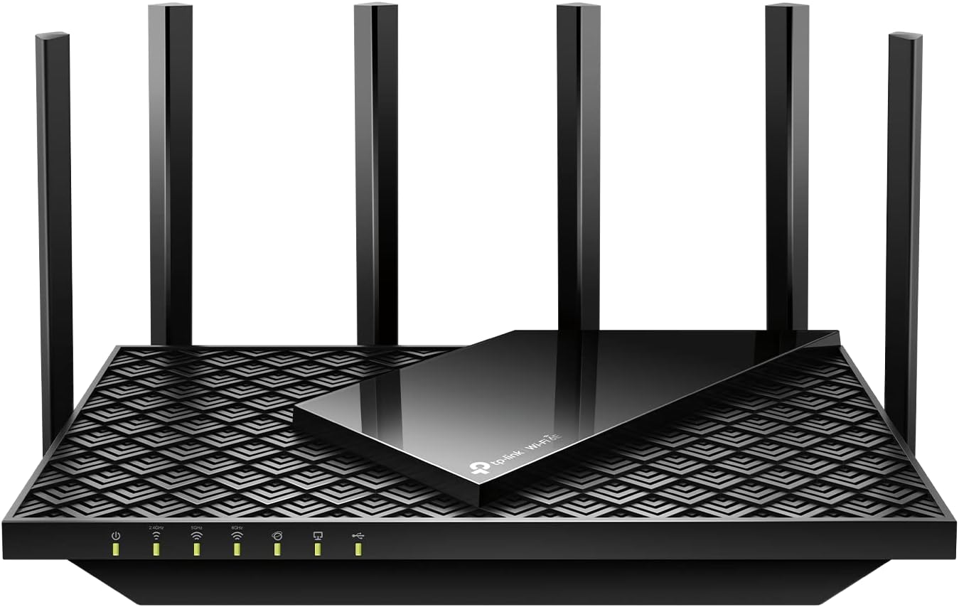 TP-Link AXE5400 Tri-Band WiFi 6E Router (Archer AXE75)- Gigabit Wireless Internet Router, ax Router for Gaming, VPN Router, OneMesh, WPA3 TP-Link AXE5400 Tri-Band WiFi 6E Router (Archer AXE75)- Gigabit Wireless Internet Router, ax Router for Gaming, VPN Router, OneMesh, WPA3
