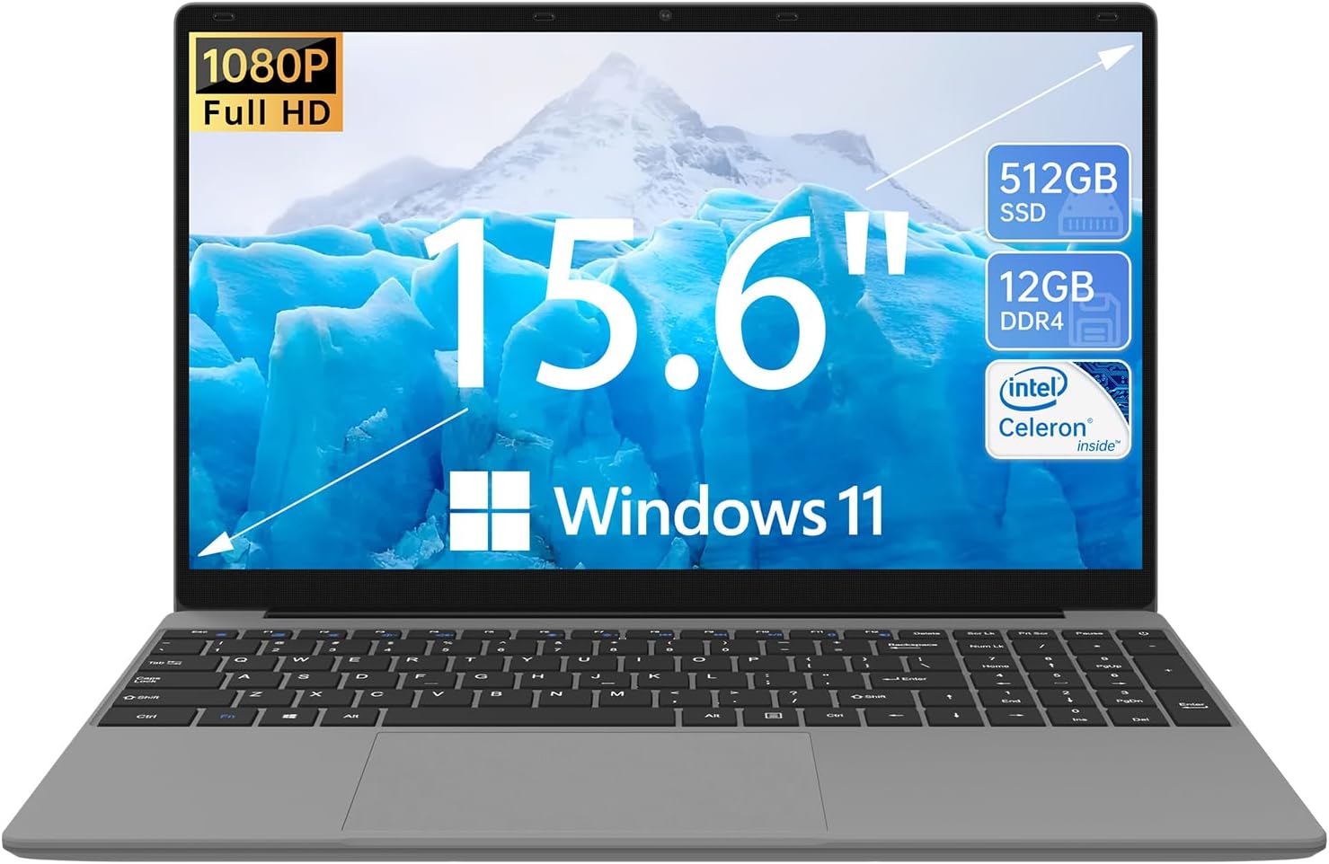 ApoloSign 15.6 Inch Laptop Computer, Windows 11 Laptops with 12GB RAM 512GB SSD, FHD IPS 1920×1200 Display, Celeron N5095 Quad-Core Processor (Up to 2.8GHz), 2.4G+5G WiFi, 178° Open Angle ApoloSign 15.6 Inch Laptop Computer, Windows 11 Laptops with 12GB RAM 512GB SSD, FHD IPS 1920×1200 Display, Celeron N5095 Quad-Core Processor (Up to 2.8GHz), 2.4G+5G WiFi, 178° Open Angle
