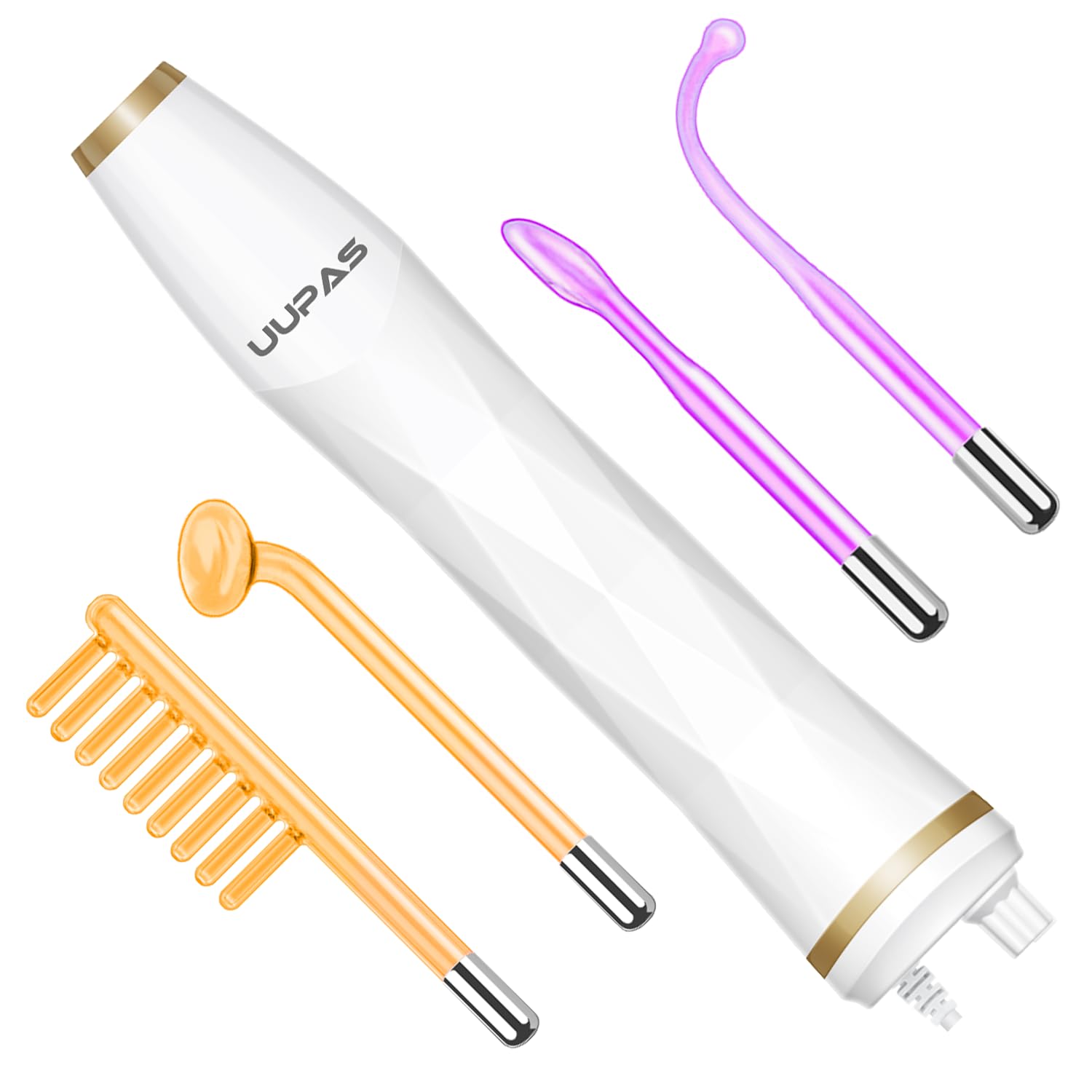 High Frequency Wand – UUPAS High Frequency Facial Device Machine with 4 Tubes High Frequency Wand – UUPAS High Frequency Facial Device Machine with 4 Tubes